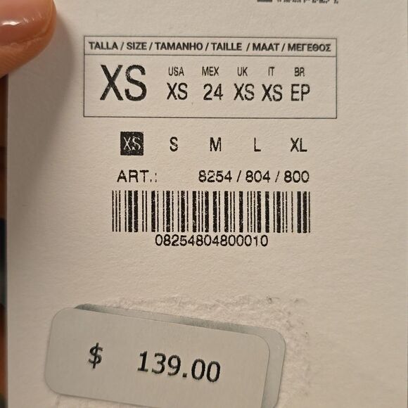 ZARA STUDIO SPECIAL EDITION CONTRASTING SKIRT LIMITED EDITION - Picture 2 of 11